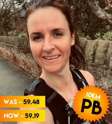 Andrea Running Personal Best