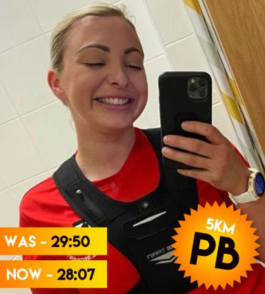 Amy Running Personal Best