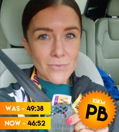 Becky Running Personal Best