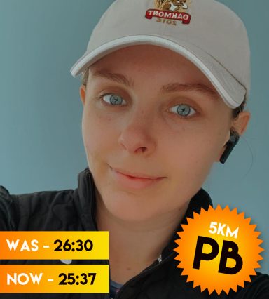 Jenna Running Personal Best